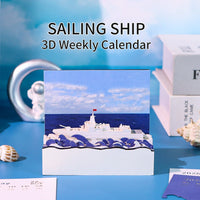 Calendrier 3D 2026 - Voilier
