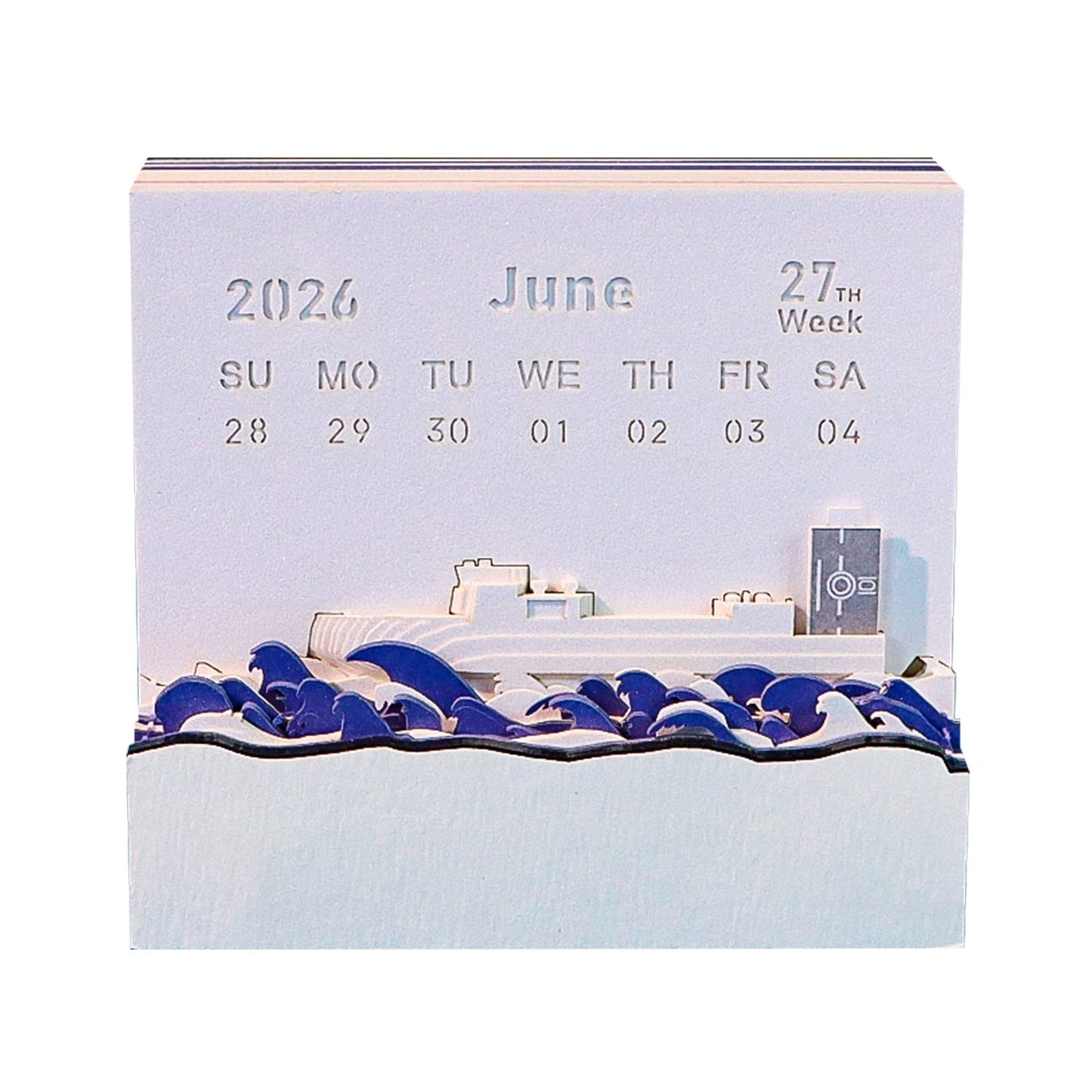 Calendrier 3D 2026 - Voilier