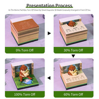 Calendrier 3D 2026 - Loutre de mer 