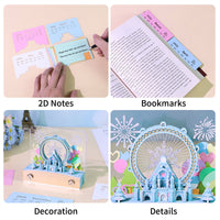 Calendrier 3D 2026 - Grande roue Flocon de neige