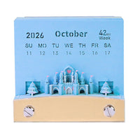 Calendrier 3D 2026 - Grande roue Flocon de neige