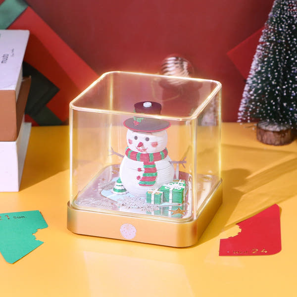 Calendrier 3D 2026 - Bonhomme de neige