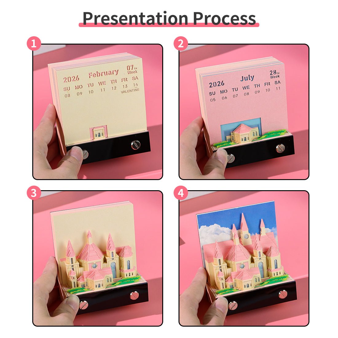 Calendrier 3D 2026 - Église Saint-Martin