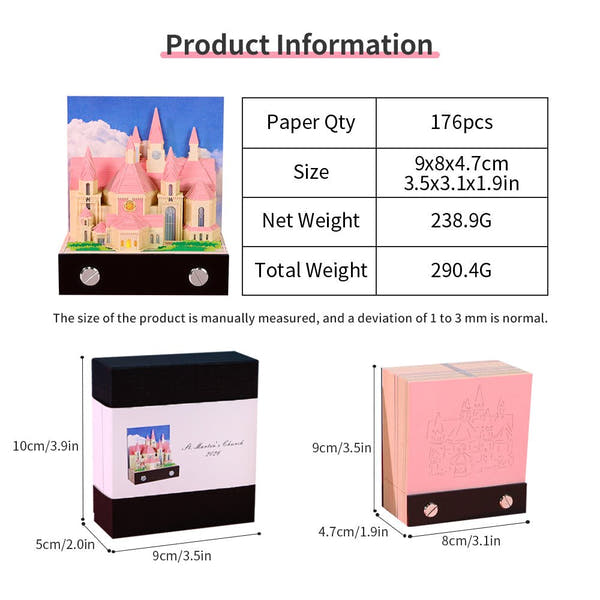 Calendrier 3D 2026 - Église Saint-Martin