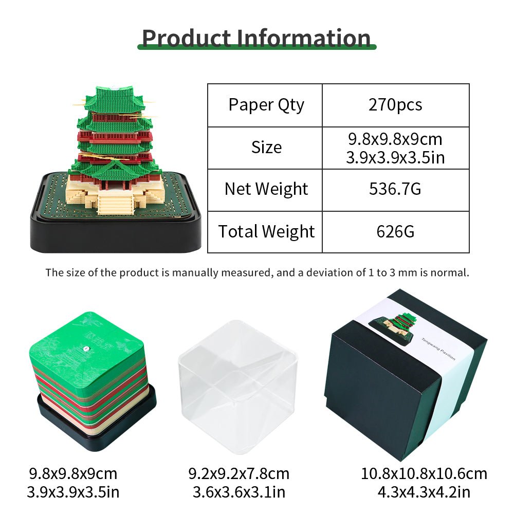 Calendrier 3D 2026 - Pavillon Tengwang