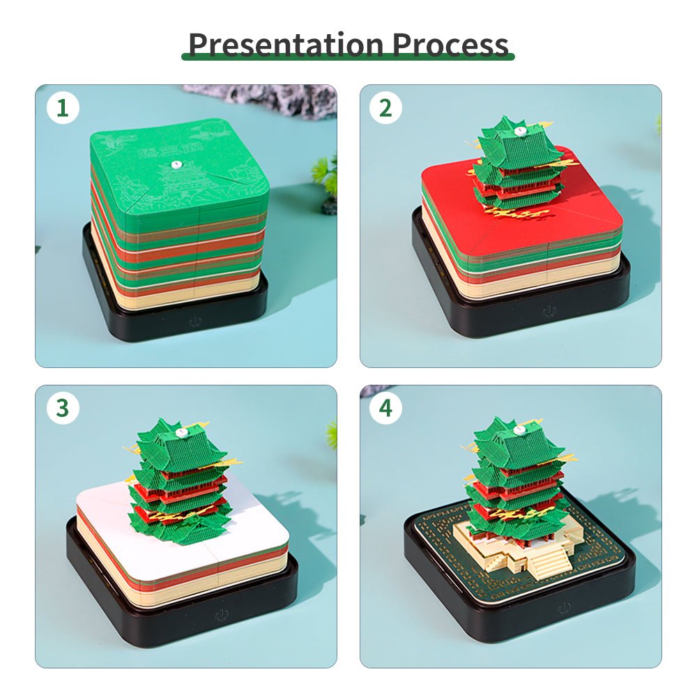 Calendrier 3D 2026 - Pavillon Tengwang