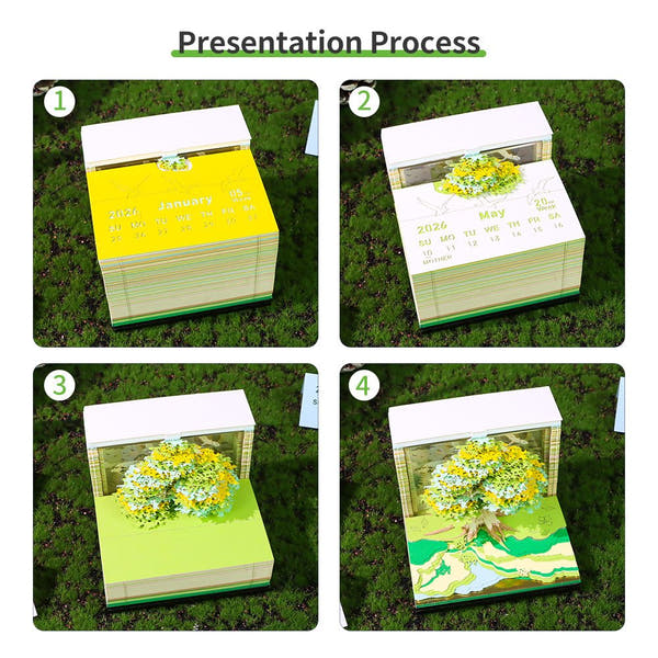 Calendrier 3D 2026 - Cabane dans les arbres D 