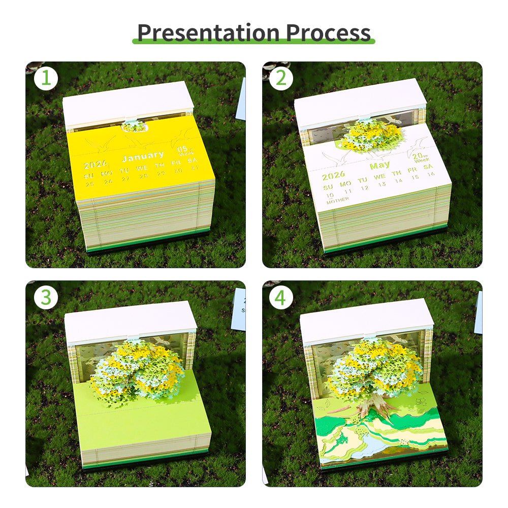 Calendrier 3D 2026 - Cabane dans les arbres D 