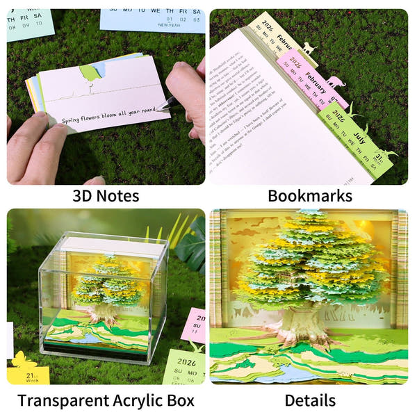 Calendrier 3D 2026 - Cabane dans les arbres D 