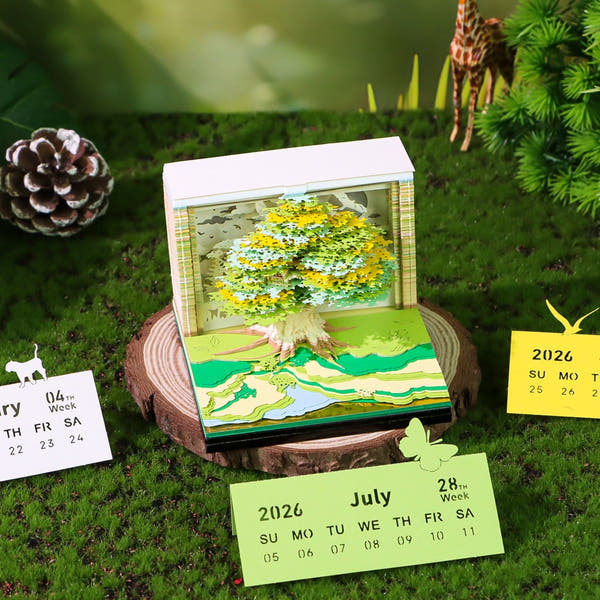 Calendrier 3D 2026 - Cabane dans les arbres D 