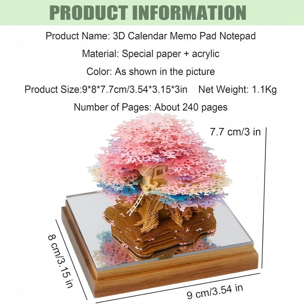 Calendrier 3D 2026 - Cabane dans les arbres E 