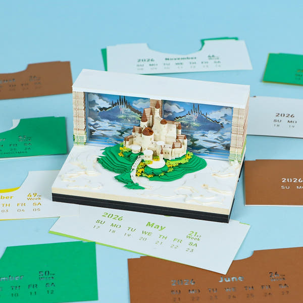 Calendrier 3D 2026 - La Cité dans le Ciel 