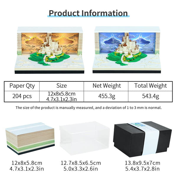 Calendrier 3D 2026 - La Cité dans le Ciel 
