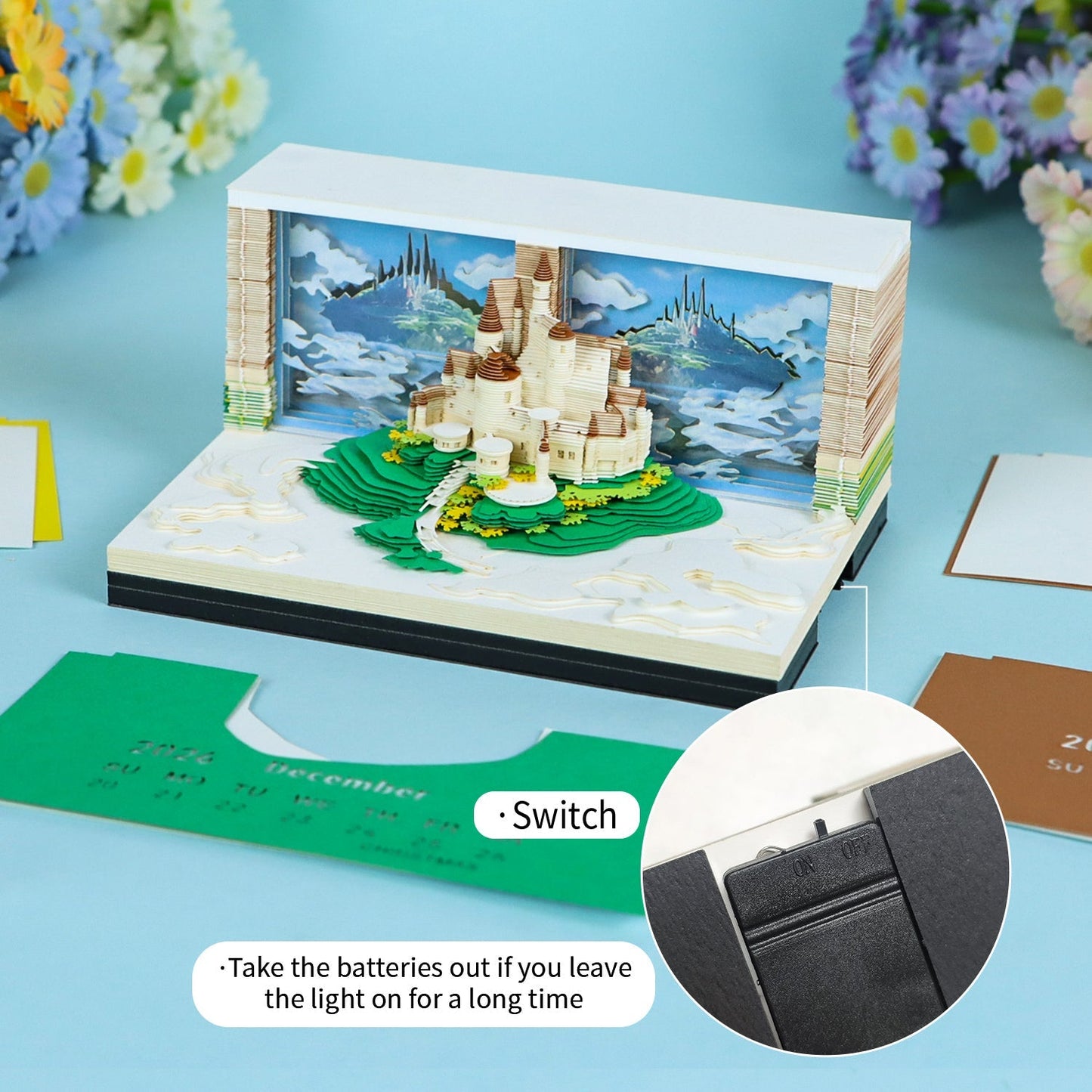 Calendrier 3D 2026 - La Cité dans le Ciel 