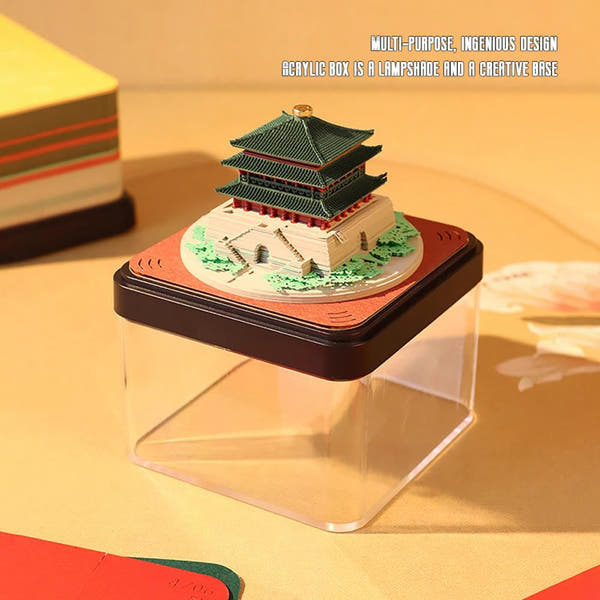 Calendrier 3D 2026 - Tour de l'horloge 