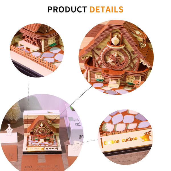 Calendrier 3D 2026 - Coucou 