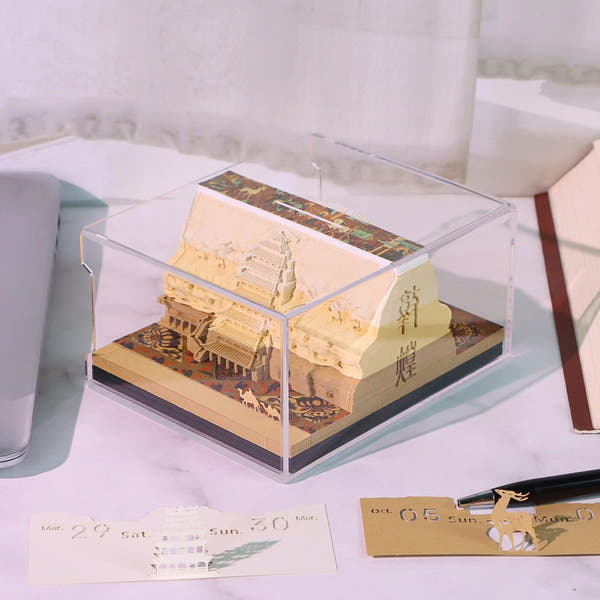 Calendrier 3D 2026 - Grottes de Dunhuang Mogao 