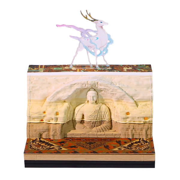 Calendrier 3D 2026 - Grottes de Dunhuang Mogao 