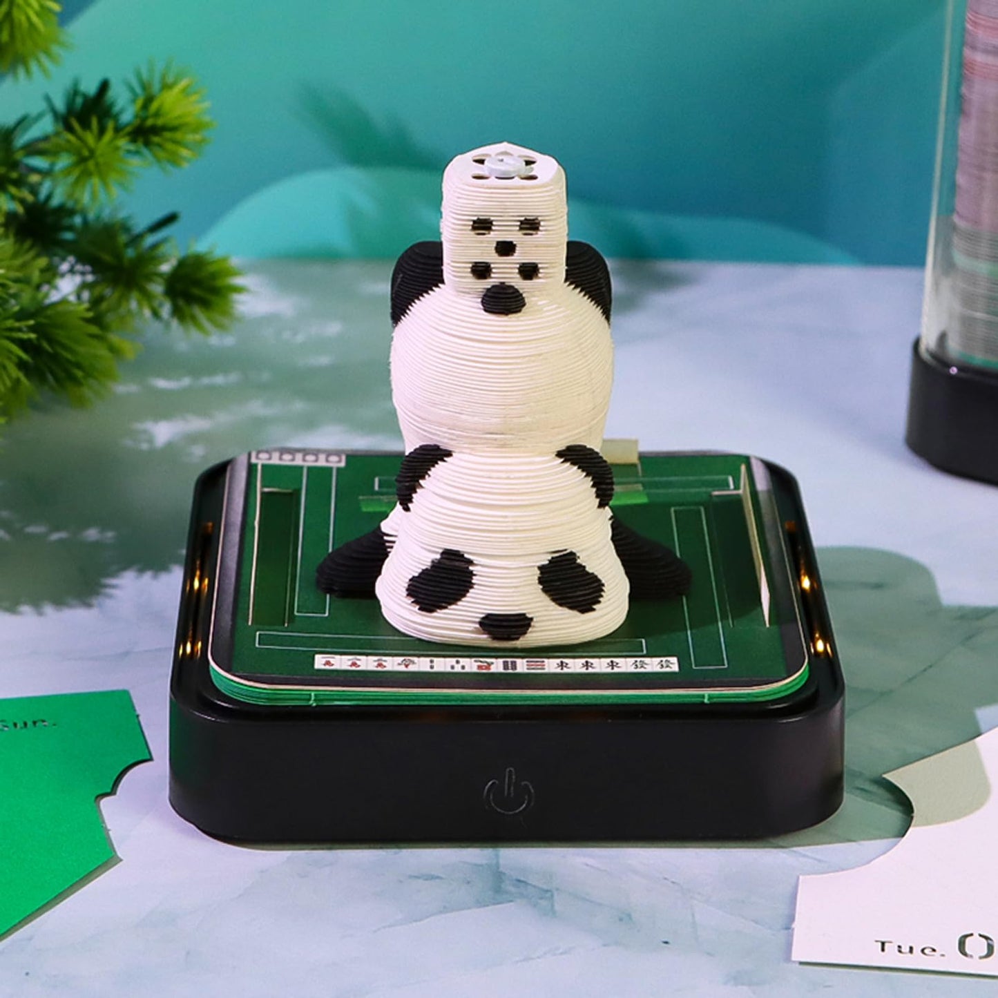 Calendrier 3D 2026 - Mahjong Panda 