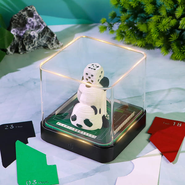 Calendrier 3D 2026 - Mahjong Panda 