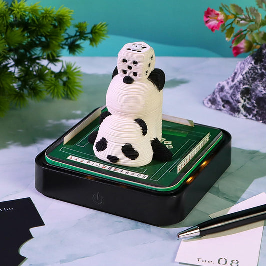 Calendrier 3D 2026 - Mahjong Panda 