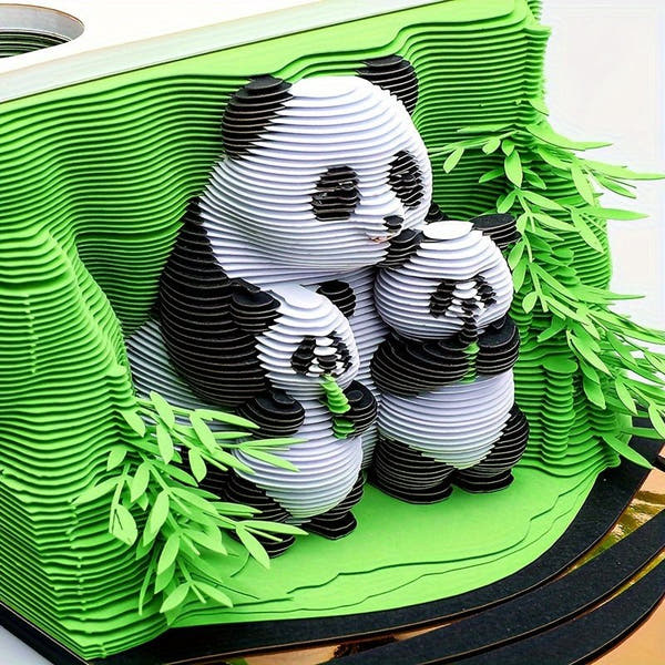 Calendrier 3D 2026 - Panda B 
