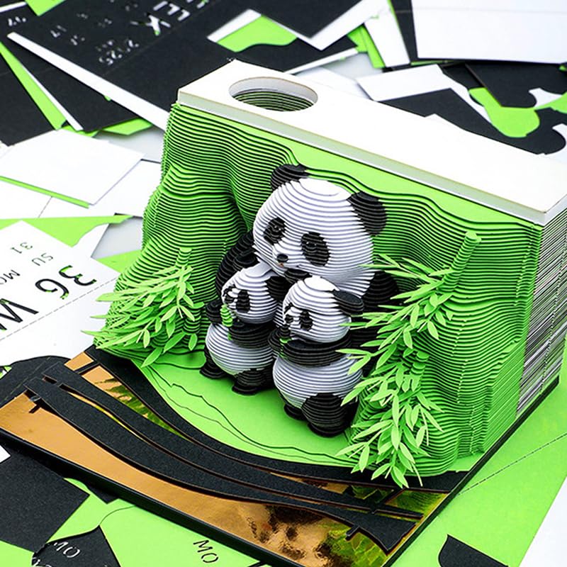 Calendrier 3D 2026 - Panda B 