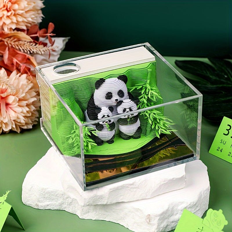 Calendrier 3D 2026 - Panda B 