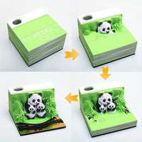 Calendrier 3D 2026 - Panda B 