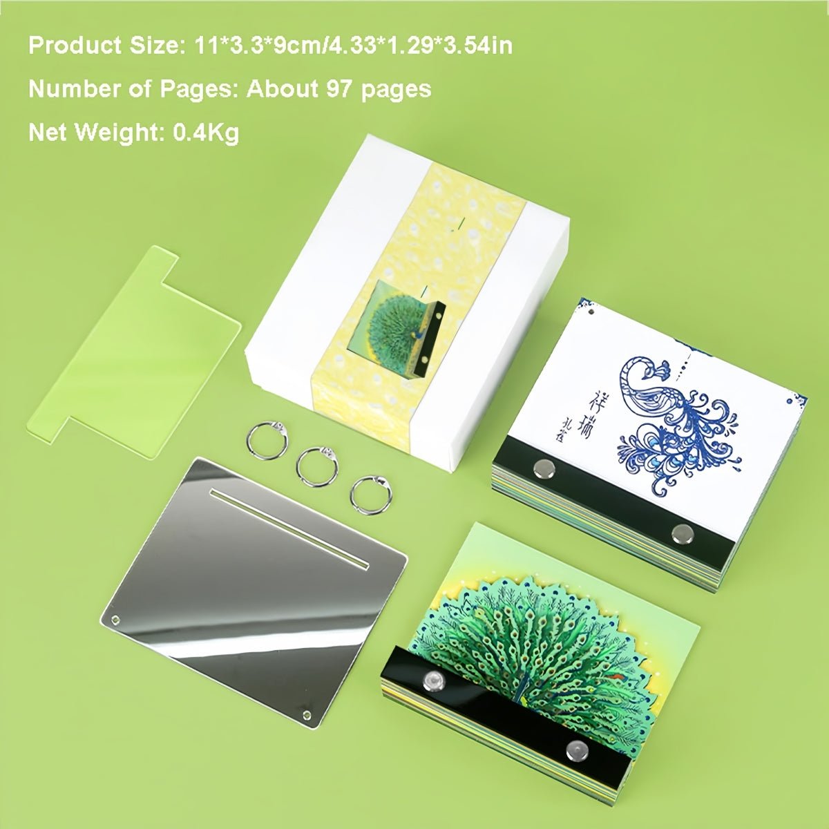 Calendrier 3D 2026 - Paon 