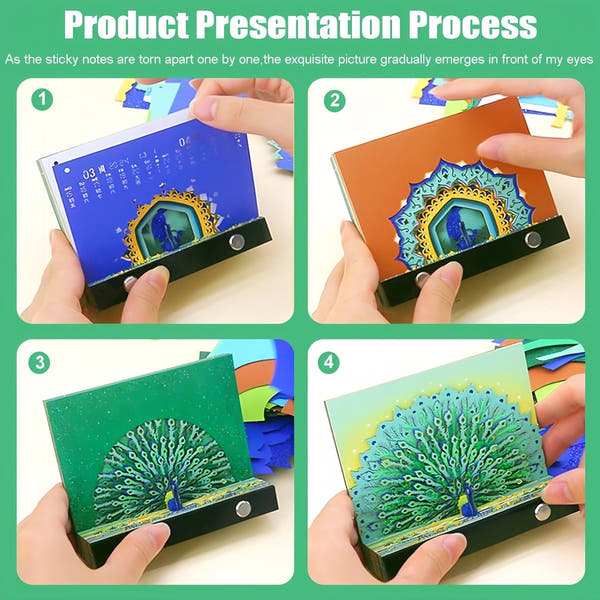 Calendrier 3D 2026 - Paon 