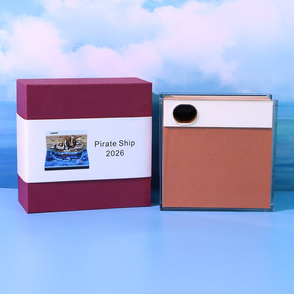 Calendrier 3D 2026 - Bateau Pirate 