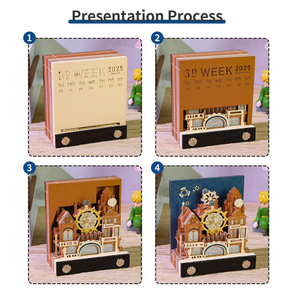 Calendrier 3D 2026 - Ère Punk 