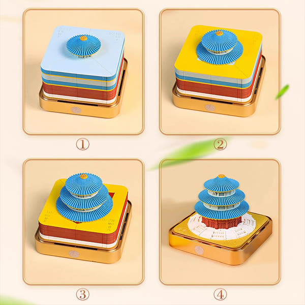 Calendrier 3D 2026 - Temple du Ciel A 