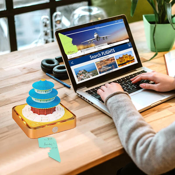 Calendrier 3D 2026 - Temple du Ciel A 