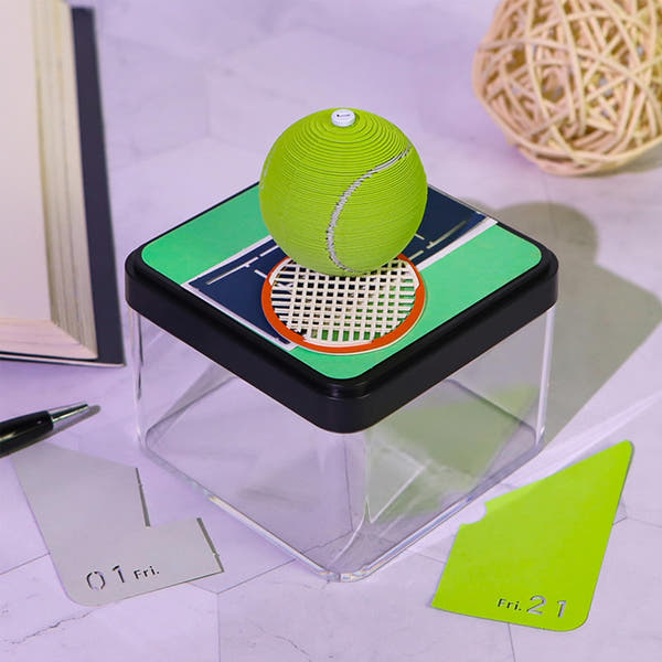 Calendrier 3D 2026 - Tennis 