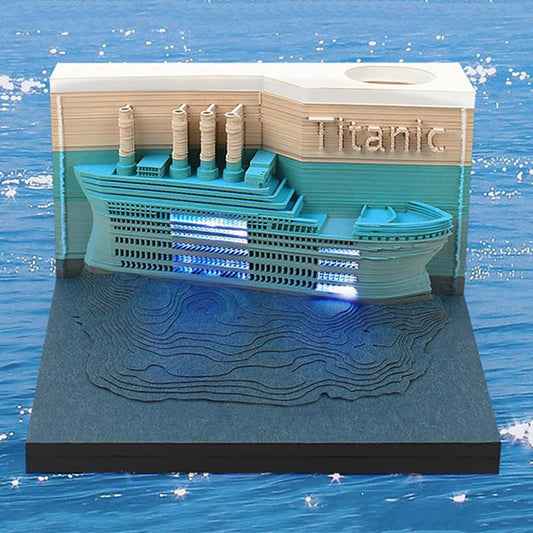 Calendrier 3D 2026 - Titanic 