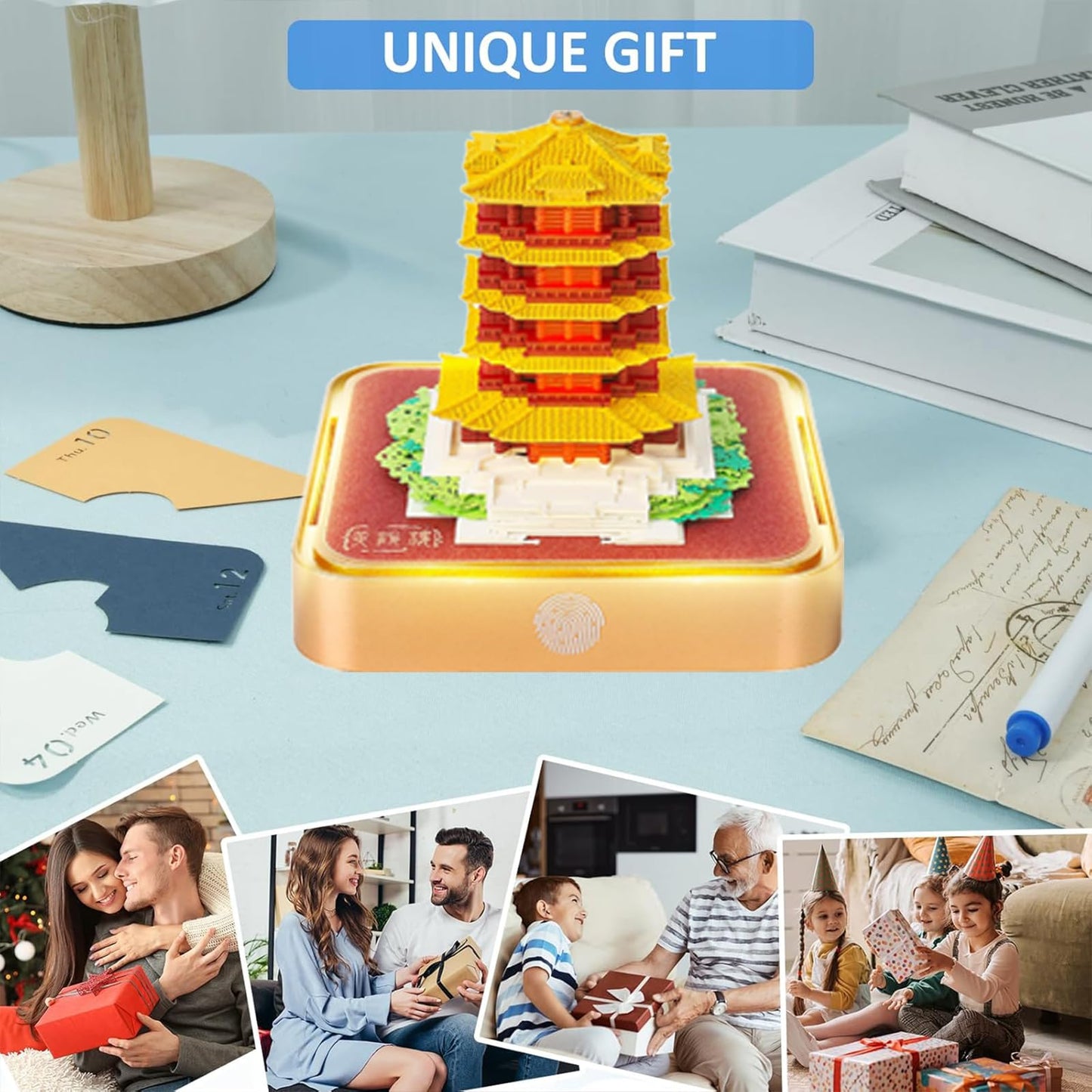 Calendrier 3D 2026 - Tour de la Grue Jaune 