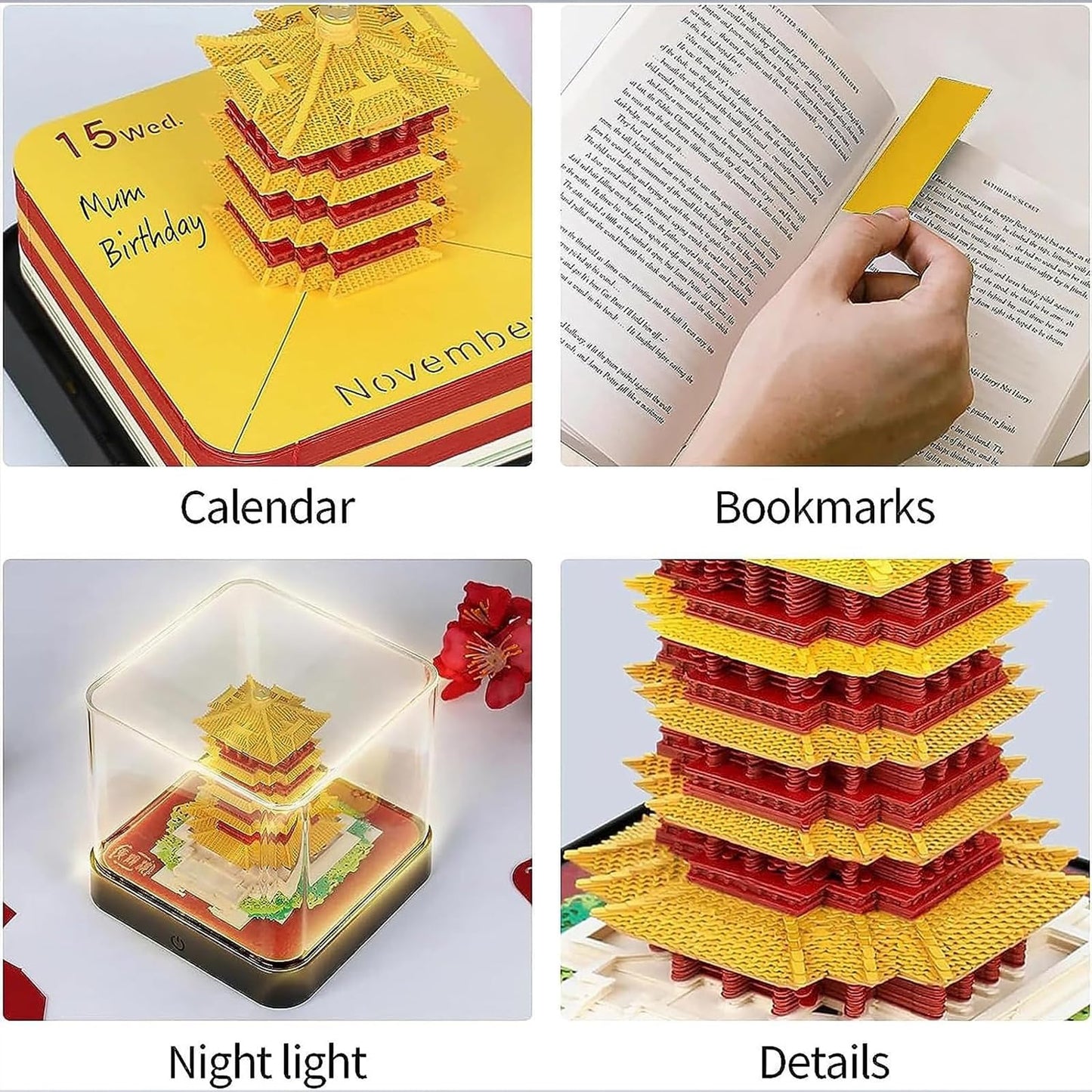 Calendrier 3D 2026 - Tour de la Grue Jaune 