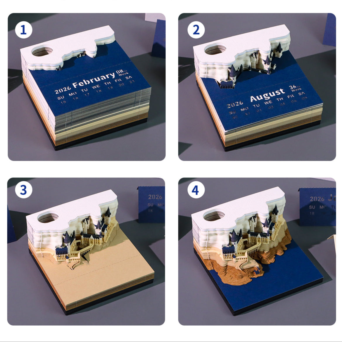 H'Castle (Avec Lumière et Calendrier 2026)