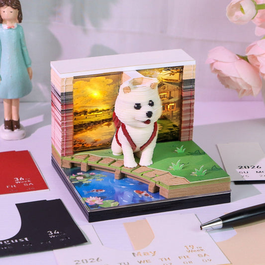 Sac à dos Chiot (avec lumière et calendrier 2026)