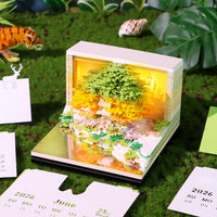 Green Tree House (avec lumière et calendrier 2026)