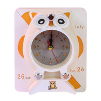 Calendrier 3D 2026 - Horloge Hibou 